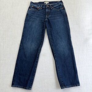 Madewell Low-Rise Perfect Vintage Straight Jean Dark Indigo 27